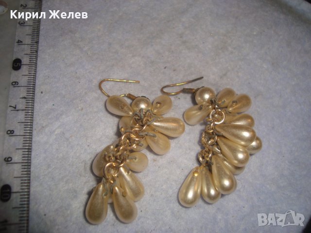 СТАРИ ПЕРЛЕНИ РЕТРО - ВИНТИДЖ ОБЕЦИ 4181, снимка 2 - Обеци - 36592062