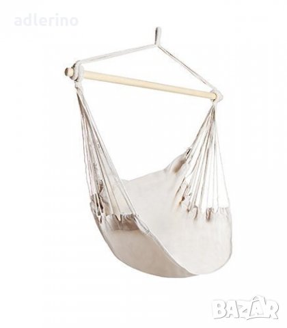 Градински хамак-стол Бразилия 130 x 100 см, къмпинг хамак, хамак-кресло, снимка 3 - Градински мебели, декорация  - 34314659