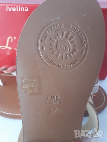 I Atelier tropezienne №37 естест.кожа Нови, снимка 7 - Сандали - 33340328