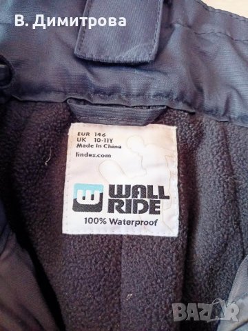 Детски, зимен ски панталон Wallride 100% Waterproof, ръст 146, снимка 3 - Детски панталони и дънки - 39407349