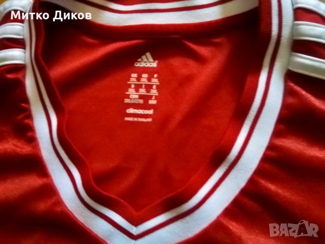 Байерн Мюнхен тениска 2013-14 Адидас №6 Тиаго игрална с бадж размер ХХХЛ, снимка 6 - Футбол - 28751092
