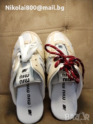 MIUMIUxNew Balance , снимка 6 - Маратонки - 53078158