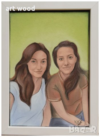 Ръчно рисувани портрет или карикатура/шарж по снимка, снимка 2 - Други ценни предмети - 27567566