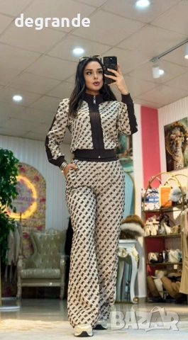 ВИДЕО НА МОДЕЛА Памучен сет от 2 части Guess, снимка 2 - Комплекти - 52586379