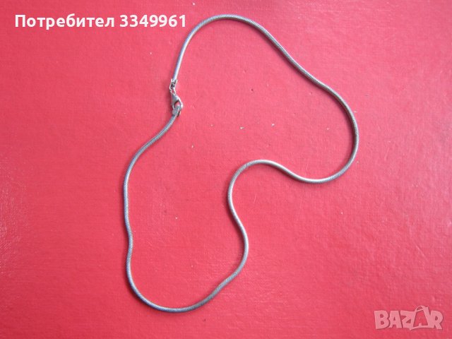 Уникална сребърна верижка ланец колие , снимка 6 - Колиета, медальони, синджири - 36622134