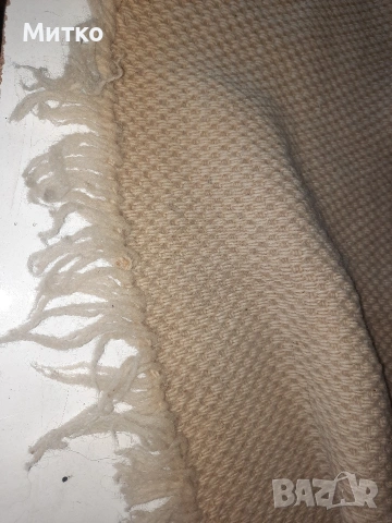 Ретро бял китеник с ресни за легло, снимка 6 - Покривки за легло - 53078234