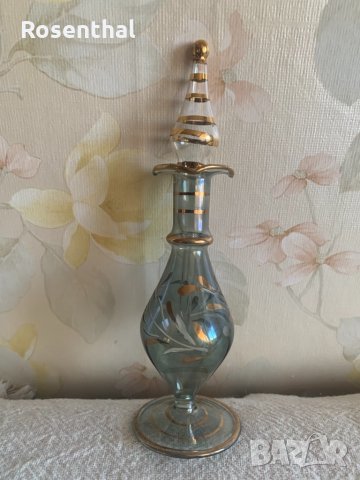 Египетско стъкло. Колекционерско шише за парфюм, снимка 1 - Антикварни и старинни предмети - 35560049