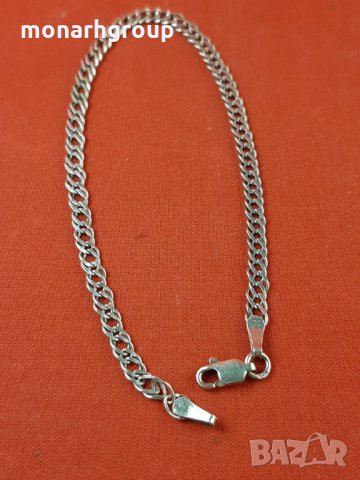 Сребърна гривна , снимка 2 - Гривни - 35484117