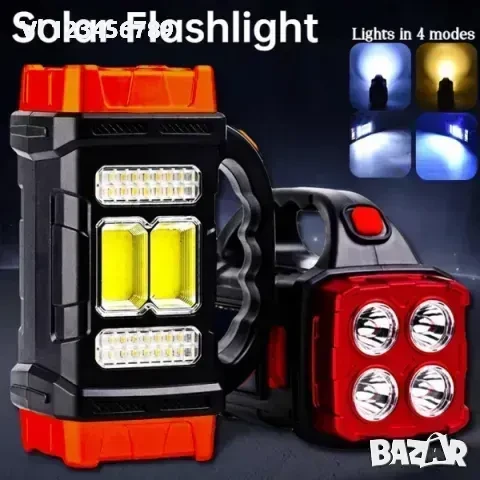 Преносим акумулаторен соларен фенер HB-1678, снимка 5 - Къмпинг осветление - 50723164