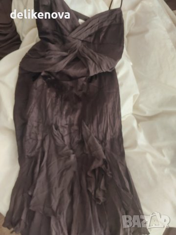 KAREN MILLEN. Size L Празнична рокля от  100% Коприна, снимка 1 - Рокли - 38481443