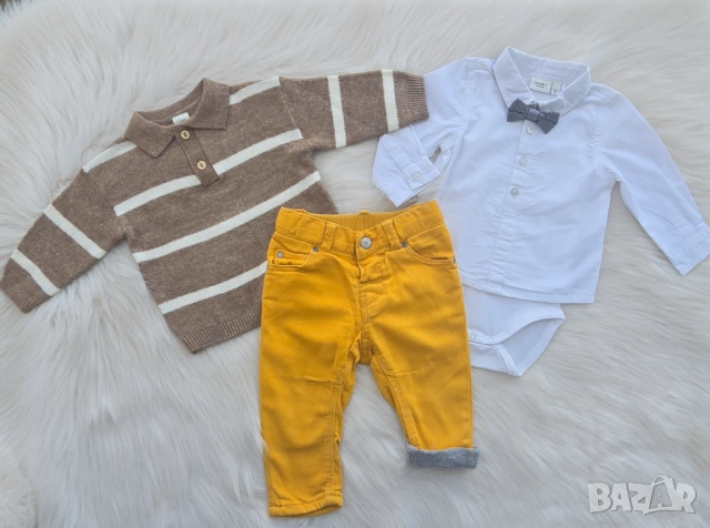 Детски комплект H&M 4 части размер 3-6 месеца