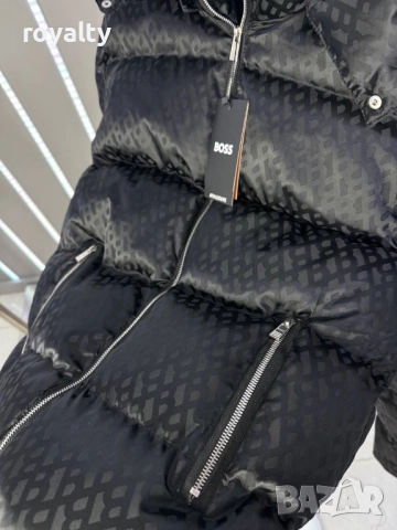 Hugo Boss Черно Мъжко Зимно Яке , снимка 3 - Якета - 52254988