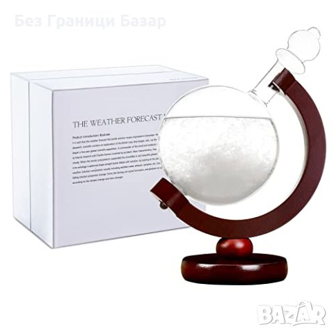 Нов стъклен снежен глобус Творчески кристален Прогноза на Времето