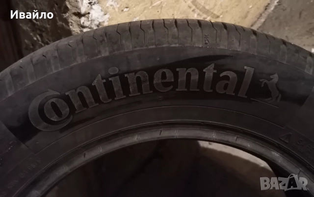 Продавам 2 броя летни гуми 185.65.15 на 1 сезон дот 2019 Контентал , снимка 4 - Гуми и джанти - 51715403