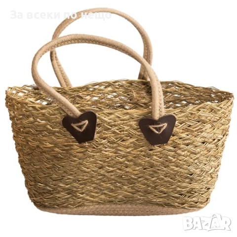 Кошница овална с плетени дръжки, 17*40*22 см Код P1383