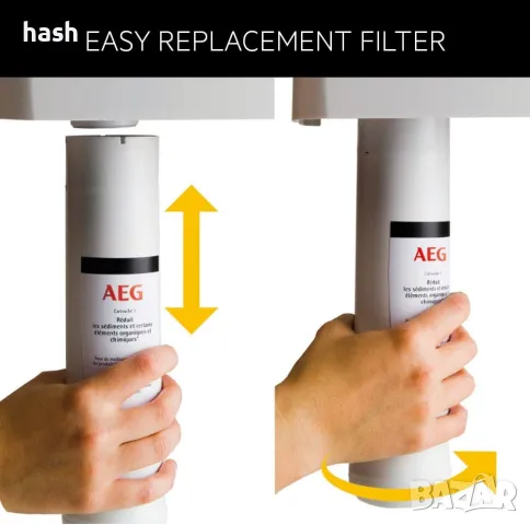 AEG AEGFFF2 резервен филтър под мивката за AEGFFS2 филтрираща система, снимка 4 - Други стоки за дома - 49265372