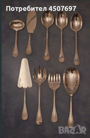 Луксозни Посребрени прибори за хранене Christofle Albi 126 Части., снимка 2 - Прибори за хранене, готвене и сервиране - 53056684