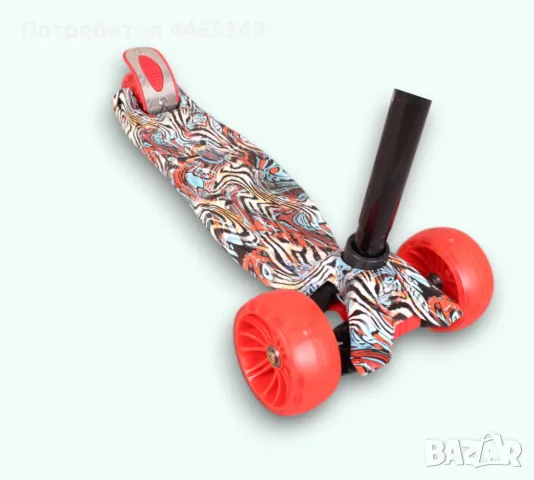 Тротинетка със светещи колела, снимка 4 - Скутери и тротинетки - 50240071