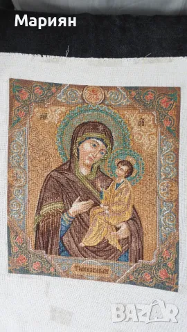 Гоблен – Богородица С Младенеца, снимка 1