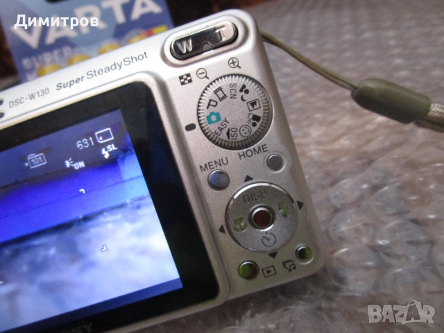 Sony Cybershot DSC W130 8,1MP, снимка 10 - Фотоапарати - 51971059