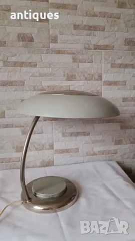Стара настолна лампа - BAUHAUS - VEB Leuchtenbau - 1960"г. - №3 - Антика, снимка 9 - Антикварни и старинни предмети - 49670316