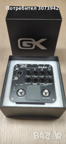 New GALLIEN-KRUEGER PLEX BASS PREAMP PEDAL 4-band EQ and footswitchable overdrive and compressor, снимка 2 - Китари - 37613427