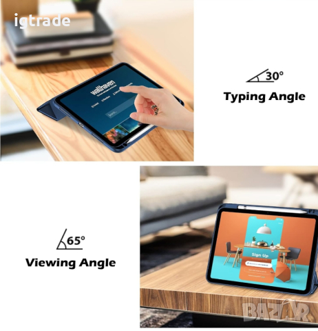 iPad 10. Generation 2022 10,9 калъф / кейс за таблет, снимка 6 - Таблети - 44867014