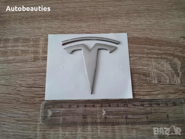 сребрист гланц лого Tesla, снимка 2 - Аксесоари и консумативи - 51986291