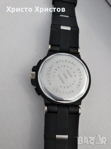 Мъжки луксозен часовник BVLGARI TITANIUM , снимка 5 - Мъжки - 32529890