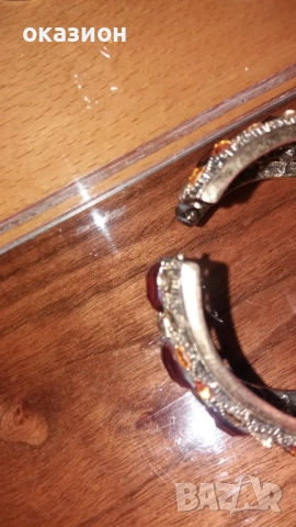 масивна гривна арт деко vintage, снимка 5 - Гривни - 51552581