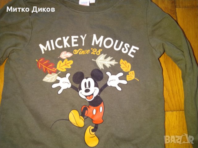 Детска блуза 24-36 98см 2-3г отлична Мики Маус, снимка 2 - Детски Блузи и туники - 43780116
