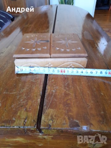 Стара кутия за карти #2, снимка 4 - Антикварни и старинни предмети - 37013108