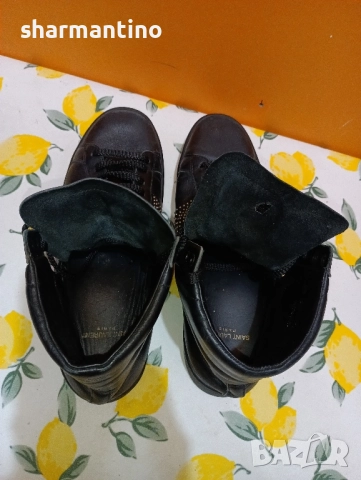 Saint Laurent Paris кожени N 39 - 82 лв, снимка 8 - Кецове - 52012694