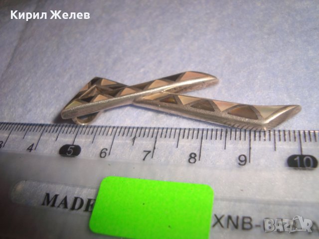 ДИЗАЙНЕРСКИ СЕДЕФЕН КРАСИВ СРЕБЪРЕН АРТ МЕДАЛЬОН СРЕБРО 925 с РЪЧНО ИНКРУСТИРАН СЕДЕФ 27212, снимка 7 - Колиета, медальони, синджири - 36817638