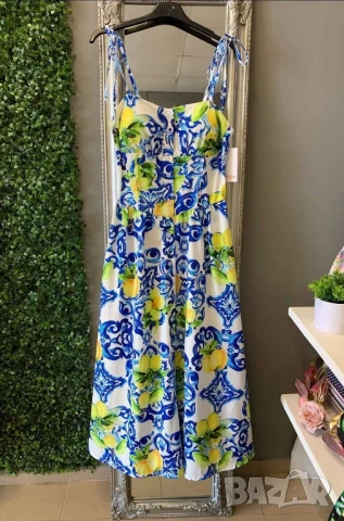 дълга лятна рокля 