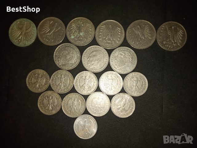 18 - монети = 45 - Германски Марки - 45 Deutsche mark, снимка 2 - Нумизматика и бонистика - 22581882