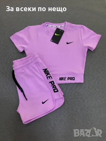 Nike Дамски Летен Комплект👚🩳Дамски Къс Екип Найк - Налични Различни цветове Код LFS442, снимка 13 - Спортни екипи - 49882263