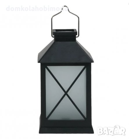 Соларнен фенер с светлина тип пламък, 20x10x10 см, снимка 3 - Соларни лампи - 32950014