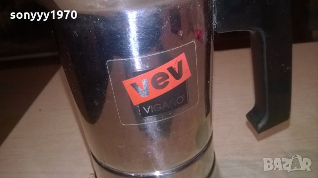 vev vigano-inox-made in italy-кафеварка-внос швеция, снимка 6 - Кафемашини - 28046089