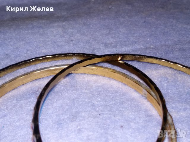 КОМПЛЕКТ ТРИ ПОЗЛАТЕНИ СТОМАНЕНИ ФИНИ КРАСИВИ ГРИВНИ 37961, снимка 10 - Гривни - 40836394