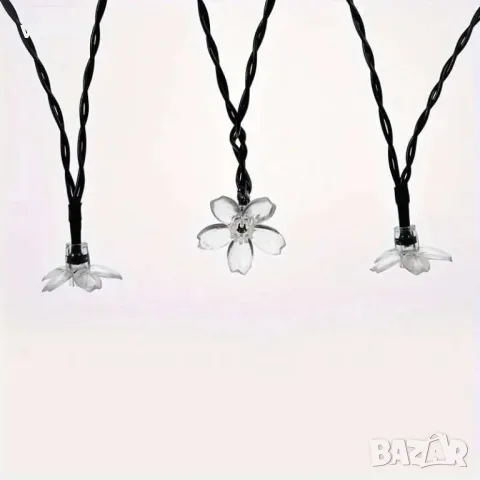 Соларни LED лампички във формат на цветенца, снимка 6 - Соларни лампи - 48263309