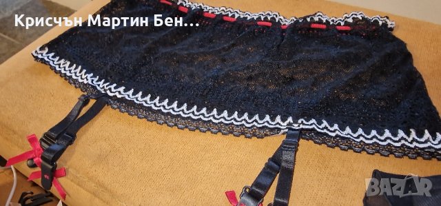 Мини поличка колан с жартиери  л /м , снимка 8 - Корсети, бюстиета, топове - 32335096