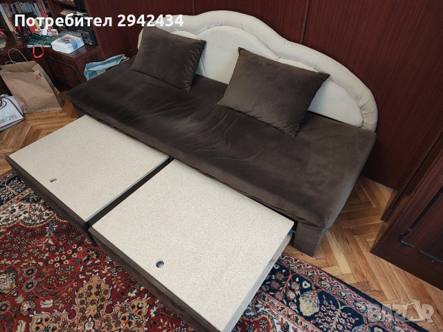 Диван разтегателен , снимка 3 - Дивани и мека мебел - 53314609
