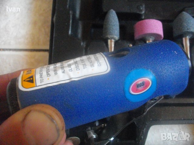 ф6мм-Нов Пневматичен Прав Шлайф-Белгия-VOS-Комплект С Компоненти-12 Части, снимка 8 - Други инструменти - 36760972