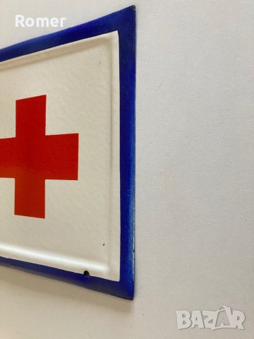 Стара емайлирана табела, снимка 7 - Антикварни и старинни предмети - 33579084