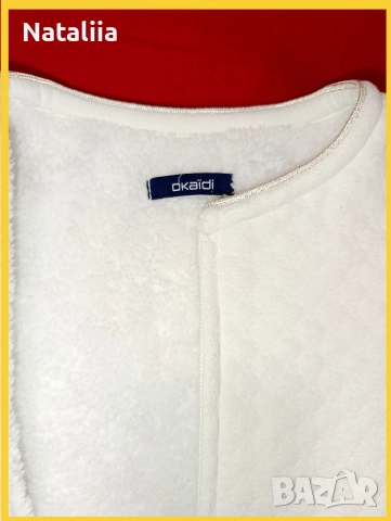 Елегантна детска блуза с пухена подплата „Okaidi“ за 3–4 години, снимка 3 - Детски якета и елеци - 52759212