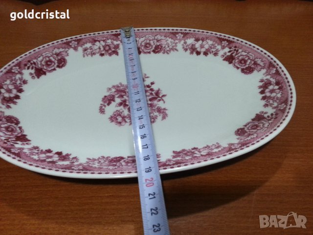 Немски порцелан плато , снимка 2 - Антикварни и старинни предмети - 43245935