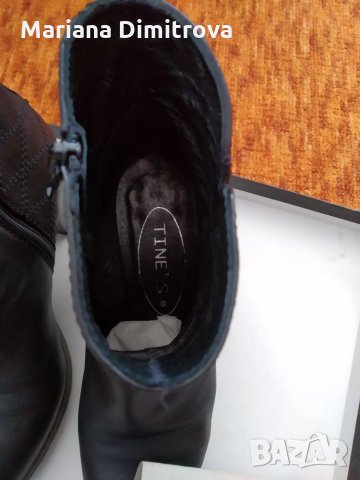 Боти от естествена кожа, снимка 5 - Дамски боти - 26745497