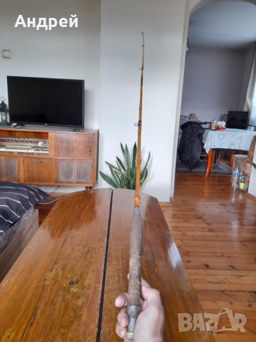 Стара бамбукова въдица #4, снимка 4 - Други ценни предмети - 43399249