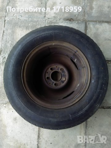 Джанта с гума 14" 5х110 мм, снимка 1 - Гуми и джанти - 38988648